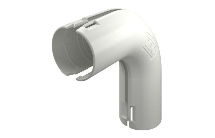 OBO BETTERMANN Quick Pipe oblouk 90°, M32, černá, Polypropylen typ 3000 BMS M32 RW