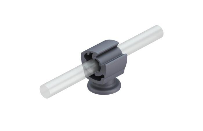 OBO BETTERMANN Podpěra PV 1P-20 vedení, držák M8, 20mm, materiál:plast
