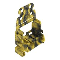 WAGO Adaptér 221-549/000-053 upevňovací s odlehčením tahu pro 10vodičové konektory, tmavě šedá-žlutá