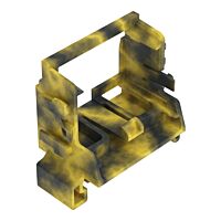WAGO Adaptér 221-549/002-053 upevňovací pro 10vodičové konektory, tmavě šedá-žlutá