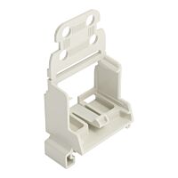WAGO Adaptér 221-549/1000-000 upevňovací, s odlehčením tahu, pro 10vodičové konektory, řada 221 – 4 mm², světle šedá