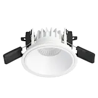 MCLED Svítidlo LED JOLLY 8 UGR, 8W,3CCT (2700K, 3000K, 4000K), 60°, podhledové, stmívatelné fázově, IP44, svítidlo bílá, reflektor bílá mat