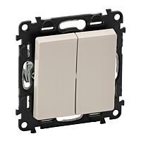 LEGRAND Vypínač VALENA LIFE 752208 č.6+6 béžová