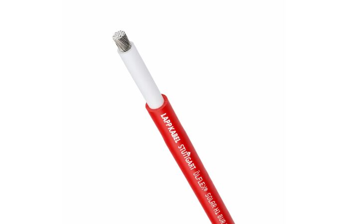 Solar kabel  6 H1Z2Z2-K rudá