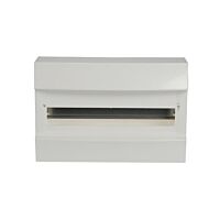 ABB LUCA10-Rozvodnice modulovéRozvodnice nástěnná IP4118M, Mistral41W bez. NPE, bez dvířek  1SPE007717F0800