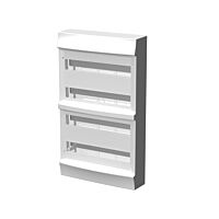 ABB LUCA10-Rozvodnice modulovéRozvodnice nástěnná IP4172M, Mistral41W bez. NPE, bez dvířek  1SPE007717F1100