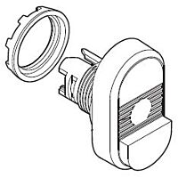 ABB Tlačítko MPD1-11G dvojité zelená/rudá