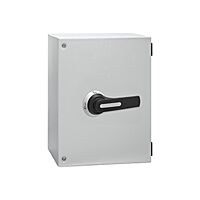 3P odpínač 315A-kovový kryt-ČERNÝ OVLADA