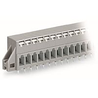 WAGO Svorka 741-133 na desky plošných spojů Tlačítko 2,5 mm², šedá