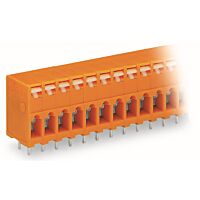 WAGO Svorka 741-203 na desky plošných spojů Tlačítko 2,5 mm², oranžová