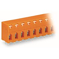 WAGO Svorka 741-403 na desky plošných spojů Tlačítko 2,5 mm², oranžová