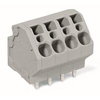 WAGO Svorka 745-3103 na desky plošných spojů 4 mm² Rozteč 5 mm, šedá