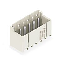 WAGO Konektor 2092-1406 s pájecími piny THT Pájecí kontakt O 1,4 mm Rovné provedení, šedá