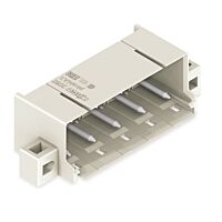 WAGO Konektor 2092-3422/005-000 Konektor s pájecími piny THT Pájecí kontakt O 1,4 mm Úhlové provedení, šedá