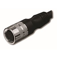 WAGO Kabel 756-3205/140-100  propojovací M16 zásuvka přímá 14pólová, černá