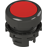 PIZZATO Hlavice ovl. E21PL2R3210 stiskací prosvětlené červená