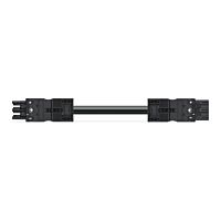 WAGO Kabel 771-6993/016-601 Konfekcionovaný propojovací Zásuvka–zástrčka, černá