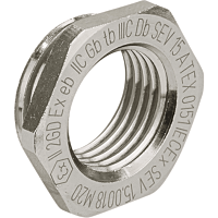 AGRO  Redukce Ex e II, mosazná, šestihranná, M25 / M20