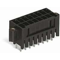 WAGO Konektor 713-1405/107-000 s pájecími piny THT, 2řadý Pájecí kontakt 0,8 × 0,8 mm Rovné provedení, černá