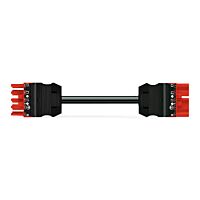 WAGO Kabel 771-9975/016-801 Konfekcionovaný propojovací Zásuvka–zástrčka, červená