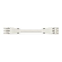 WAGO Kabel 771-9993/017-402 Konfekcionovaný propojovací Zásuvka–zástrčka, bílá