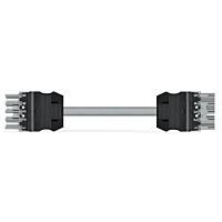 WAGO Kabel 771-9995/005-603 Konfekcionovaný propojovací Zásuvka–zástrčka, šedá