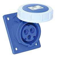 Zásuvka 16A/400V 3-pól. IP67 šikmá
