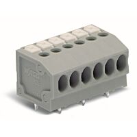 WAGO Svorka 805-103 na desky plošných spojů Tlačítko 1,5 mm², šedá