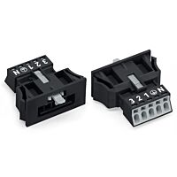 890-715 STECKER SNAP-IN 5-P. MIT VK, SCH