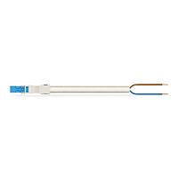 WAGO Konektor  891-8982/216-802 Konfekcionovaný s propojovacím kabelem  Zástrčka / otevřený konec, modrá