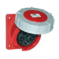 Zásuvka 63A/400V 4-pól.IP67 vest.