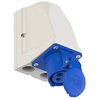Zásuvka 16A/230V 3-pól. IP44 nás.