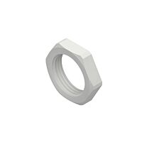 KLEINHUIS Šestihranná matice, M25, výška 6 mm, plast PS, RAL 7035, světle šedá