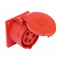 Zásuvka 32A/400V 5-pól. IP44 vest. F7