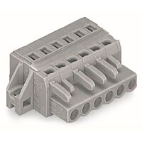 WAGO Konektor 231-121/027-000 1vodičový pružinový CAGE CLAMP® 2,5 mm², šedá