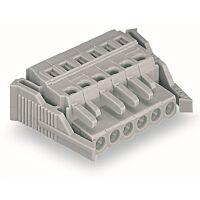 WAGO Konektor 231-121/037-000 1vodičový pružinový CAGE CLAMP® 2,5 mm², šedá