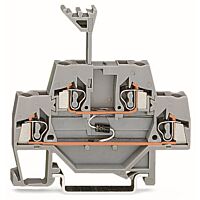 WAGO Svorka 280-940/281-411 pro moduly Dvoupatrová S diodou 1N4007, šedá