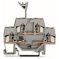 WAGO Svorka 280-941/281-491 pro moduly Dvoupatrová S 2 diodami 1N4007, šedá