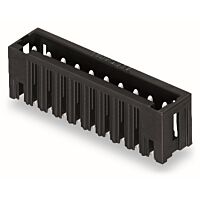 WAGO Konektor 734-136/105-604 s pájecími piny THR Pájecí kontakt 1,0 × 1,0 mm Rovné provedení, černá