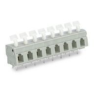 WAGO Svorka 257-553 na desky plošných spojů Tlačítko 2,5 mm², šedá