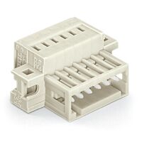 WAGO Konektor 734-302/019-000 1vodičový s pájecími piny CAGE CLAMP® 1,5 mm², šedá