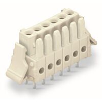 WAGO Konektor 734-474/037-000 pružinový THT Rovné provedení Rozteč 3,5 mm, šedá