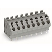 WAGO Svorka 745-152/005-000 na desky plošných spojů 4 mm² Rozteč 7,5 mm, šedá