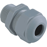 AGRO  Kabelová vývodka Progress, plastová, tmavě šedá, závit M20