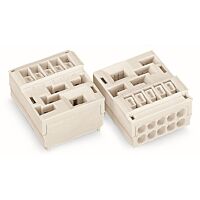 WAGO 267-314 Držák vedení bez kontaktu PE;Se západkami;bílá