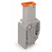 WAGO Svorka 711-402 transformátorová pojistková pro pojistku 6,35 × 32 mm připojení vodičů CAGE CLAMP®, šedá