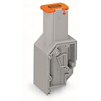 WAGO Svorka 711-405 transformátorová pojistková pro pojistku 6,35 × 32 mm připojení vodičů CAGE CLAMP®, šedá