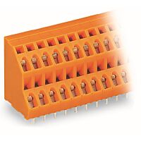 WAGO Svorka 736-302 dvoupatrová na desky plošných spojů 2,5 mm² rozteč 5,08 mm, oranžová