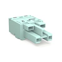 770-1242/076-000 Socket 2-pole, light tu