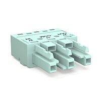 770-1243/076-000 Socket 3-pole, light tu